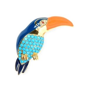 Banana Republic toucan brooch